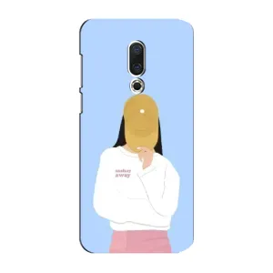 Силиконовый Чехол на Meizu 15 Plus с картинкой Стильных Девушек (Желтая кепка)