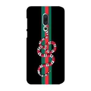 Чехлы Бренд GUCCI для Meizu 15 Plus (Змей Гуччи)