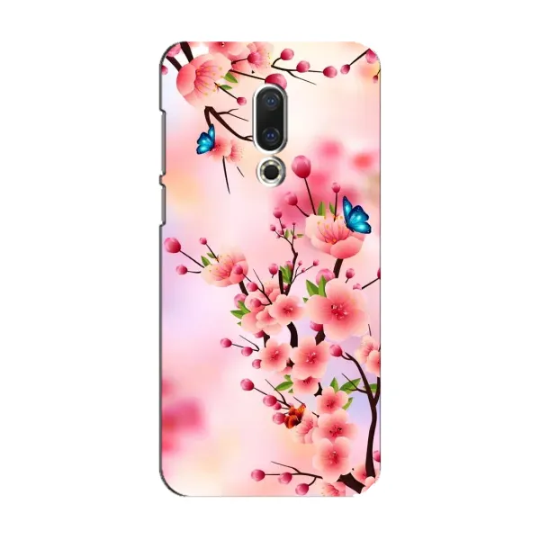 Чехол с рисунком «Бабочки на сакуре» для Meizu 15 Чехол с рисунком «Бабочки на сакуре» для Meizu 15