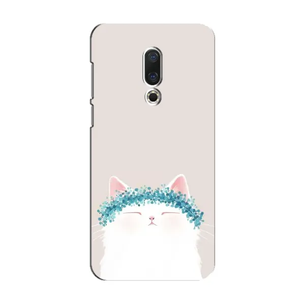 Чехол с рисунком «Белый котик» для Meizu 15 Чехол с рисунком «Белый котик» для Meizu 15