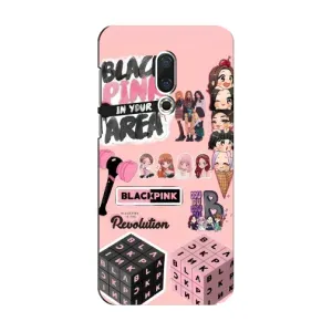 Чехлы с картинкой для Meizu 15 (BLACK PINK коллаж)