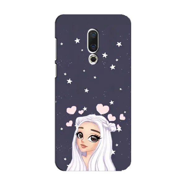 Чехол с рисунком «Девушка и сердечки» для Meizu 15 Чехол с рисунком «Девушка и сердечки» для Meizu 15