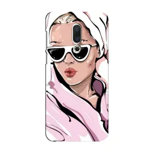Чехол с картинкой Модные Девчонки Meizu 15 (Девушка в халате)