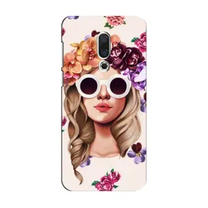 Чехол с картинкой Модные Девчонки Meizu 15 (Девушка в очках)