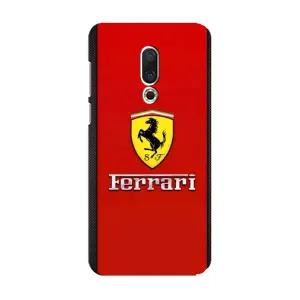 Силіконовий бампер з картинкою машини на Meizu 15 (Ferrari Logo)