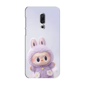 Чохол з принтом Лабубу для Meizu 15 (Фіолетовий Лабубу)