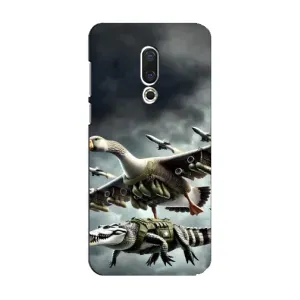 Чохол з мемами траралело тралала для Meizu 15 (Гусіні і крокоділо)