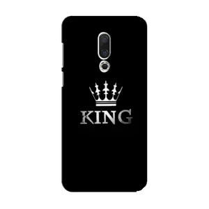 Чехол (Корона на чёрном фоне) для Мейзу 15 (KING)