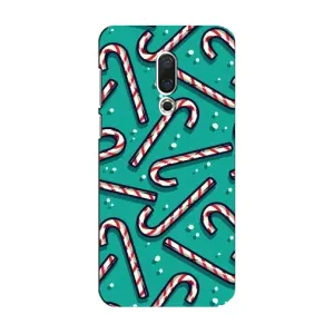 Силиконовый бампер на рождество для Meizu 15 (Леденцы)