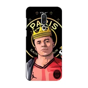 Чехол (TPU) с Футболистом на Meizu 15 (Mbappe King)