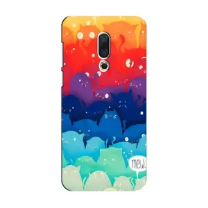 Силиконовый чехол с котиком для Meizu 15 (Mew)