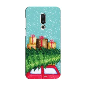Чехол Новогодняя Елка на Meizu 15 (Новогодние подарки)