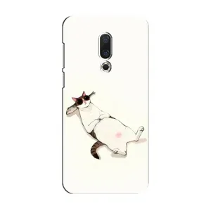 Чехол на тематику: Коты для Meizu 15 (Отдых)
