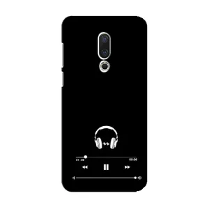 Чохол з картинками на чорному фоні для Meizu 15 (Плеєр)