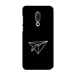Чохол з картинками на чорному фоні для Meizu 15 (Літак)