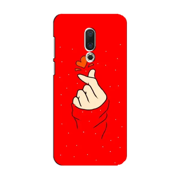 Чехол с рисунком «Сердце на красном» для Meizu 15 Чехол с рисунком «Сердце на красном» для Meizu 15