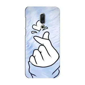 Чехлы (Знак сердечка) на Meizu 15 (Сердечка знак)
