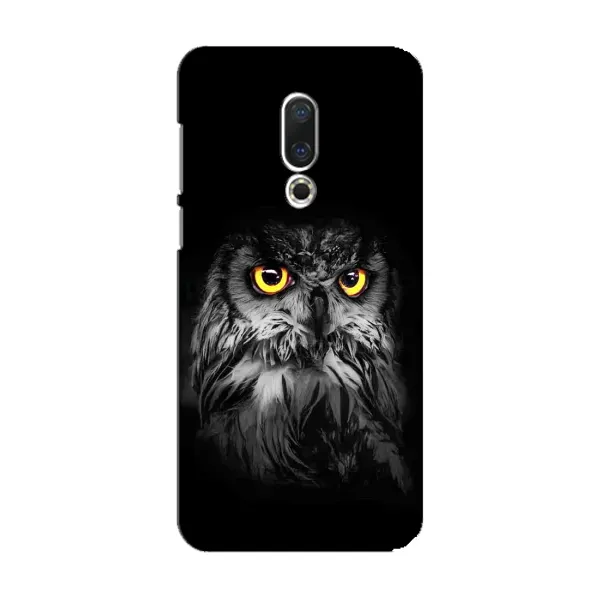 Чехол с рисунком «Сова на чёрном» для Meizu 15 Чехол с рисунком «Сова на чёрном» для Meizu 15