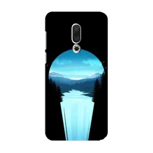 Літній Чохол на Meizu 15 (Синій Водоспад)