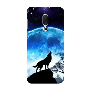 Чехол с Волком на Meizu 15 (Воет на луну)
