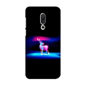 Силиконовый бампер с картинкой животных для Meizu 15 (Яркий олень)