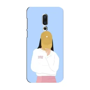 Силиконовый Чехол на Meizu 15 с картинкой Стильных Девушек (Желтая кепка)