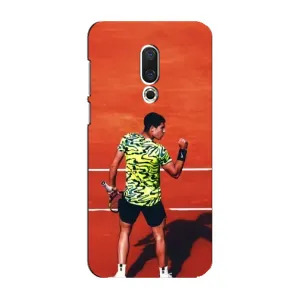 Чохли з прінтом Спортивна тематика для Meizu 16 Plus (Алькарас Тенісист)