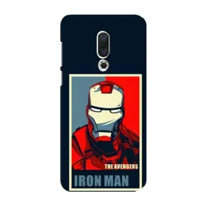 Чехол Супергерой Железный человек на Meizu 16 Plus (Art Iron man)