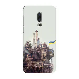 Чехлы на военную тематику для Meizu 16 Plus (Азовсталь)