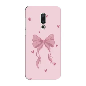 Чохол банти для Meizu 16 Plus (Бант на рожевому)