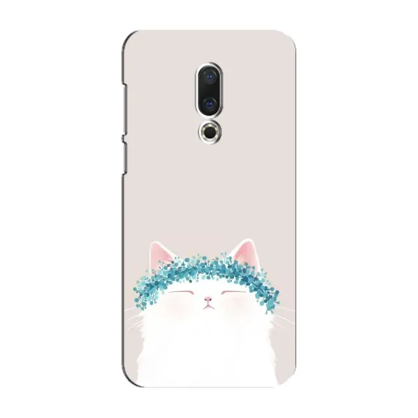 Чехол с рисунком «Белый котик» для Meizu 16 Plus Чехол с рисунком «Белый котик» для Meizu 16 Plus