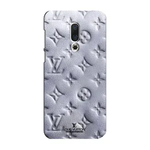 Текстурний Чохол Louis Vuitton для Мейзу 16 Плюс (Білий ЛВ)