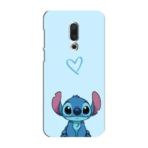 Чехол с рисунком Стич для Meizu 16 Plus (Голубой Стич)