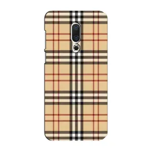 Чехол с рисунком «Burberry стиль» для Meizu 16 Plus