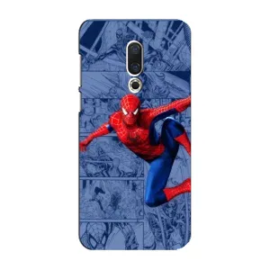 Силиконовый Чехол для Meizu 16 Plus (Человек Паук)