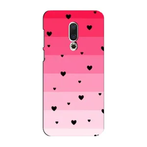 Чехлы с тематикой "Маленькие Сердечки" на Meizu 16 Plus (Чорные сердечки)