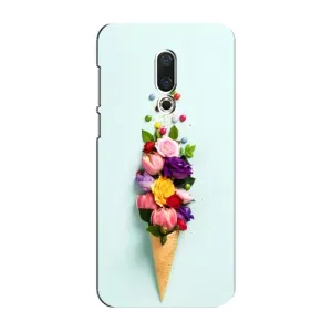Чехлы с тематикой "ЦВЕТЫ" на Meizu 16 Plus (Цветок-мороженное)