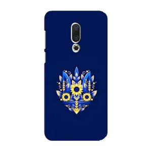 Чехол Укр Символика для Meizu 16 Plus (Цветущий Герб)