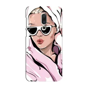 Чохол з картинкою Модні Дівчата Meizu 16 Plus (Дівчина в халаті)