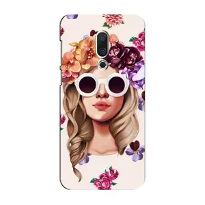 Чохол з картинкою Модні Дівчата Meizu 16 Plus (Дівчина в окулярах)