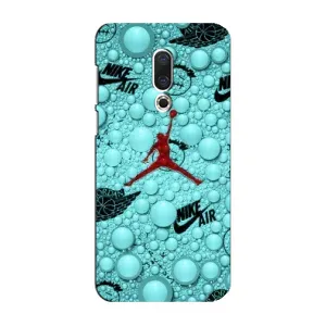 Силіконовый Чохол Nike Air Jordan на Мейзу 16 Плюс (Джордан Найк)