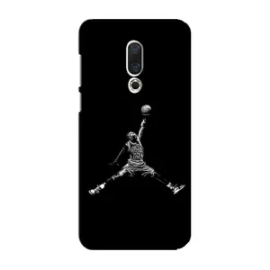 Силіконовый Чохол Nike Air Jordan на Мейзу 16 Плюс (Джордан)