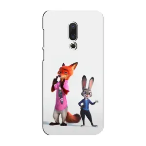 Силиконовый чехол с принтом Зоотрополіс для Meizu 16 Plus (Джуди и Ник)