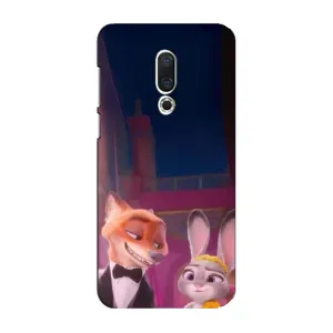 Силиконовый чехол с принтом Зоотрополіс для Meizu 16 Plus (Главные герои)