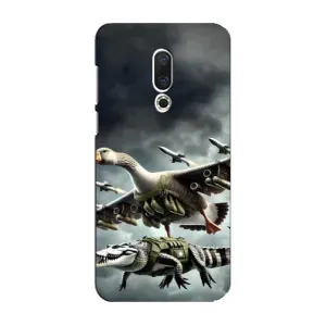 Чохол з мемами траралело тралала для Meizu 16 Plus (Гусіні і крокоділо)