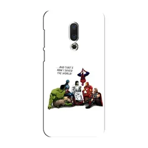 Чехлы для Meizu 16 Plus (Для Христиан) (Иисус супергерой)