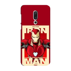 Чехол Супергерой Железный человек на Meizu 16 Plus (Iron man)