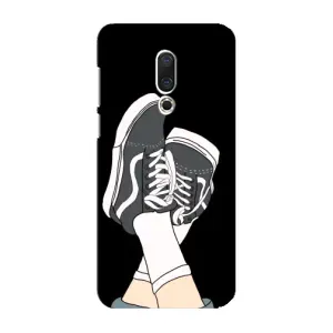 Чохол з Прикольним Принтом на Meizu 16 Plus (Кеди)