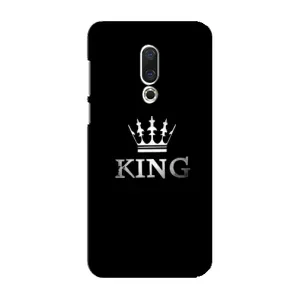 Чехол (Корона на чёрном фоне) для Мейзу 16 Плюс (KING)