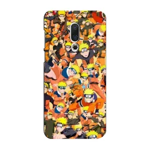 Чехлы с принтом Наруто на Meizu 16 Plus (Коллаж Наруто)
